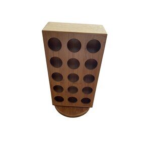 K-cup holder wooden 30 cup turntable